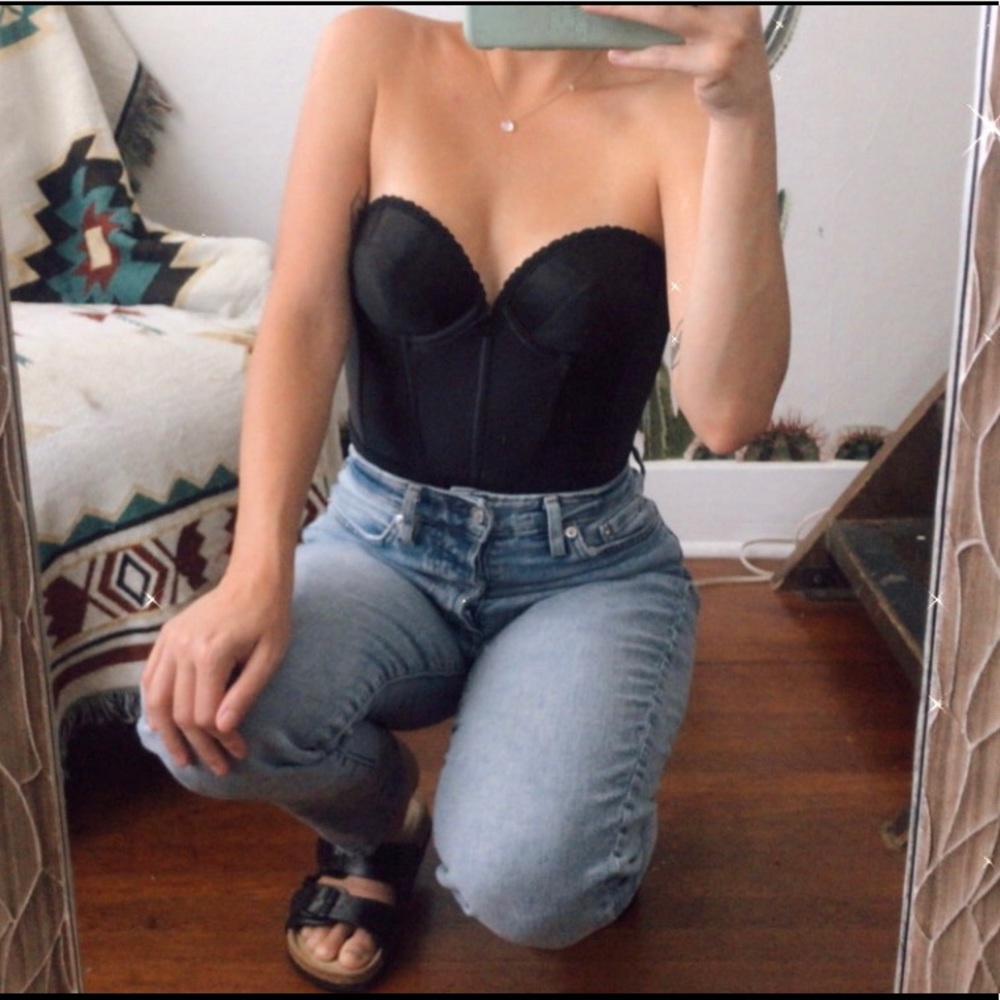 Vintage bustier corset top